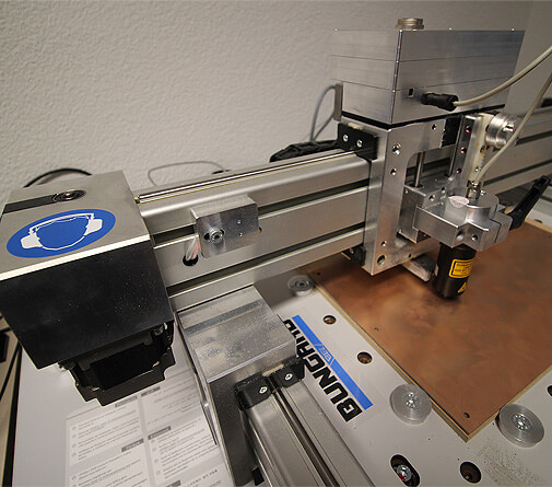 Insulation milling machine with additional laser