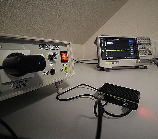 Measuring of conducted emission